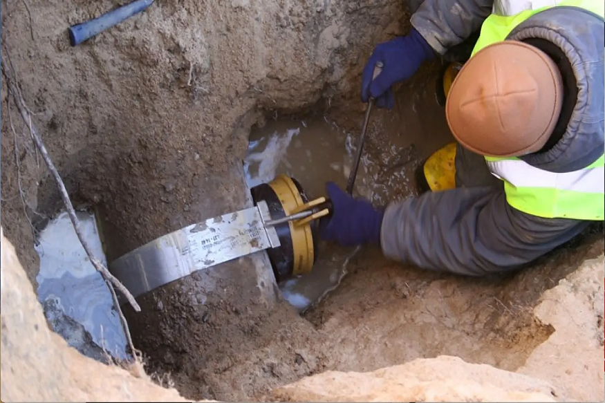 sewer line repair.